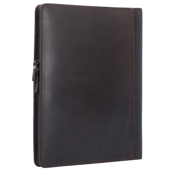Leonhard Heyden Dakota Schreibmappe Leder 32 cm Laptopfach