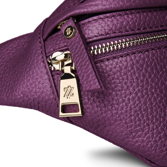 Lazarotti Bologna Leather Double-Zip Gürteltasche Crossbody Leder 25 cm