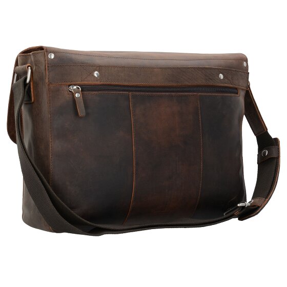 Leonhard Heyden Salisbury Messenger Leder 40 cm Laptopfach