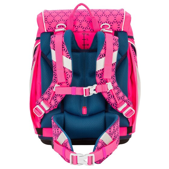 Scout Alpha Neon Safety Schulranzen-Set 4-teilig