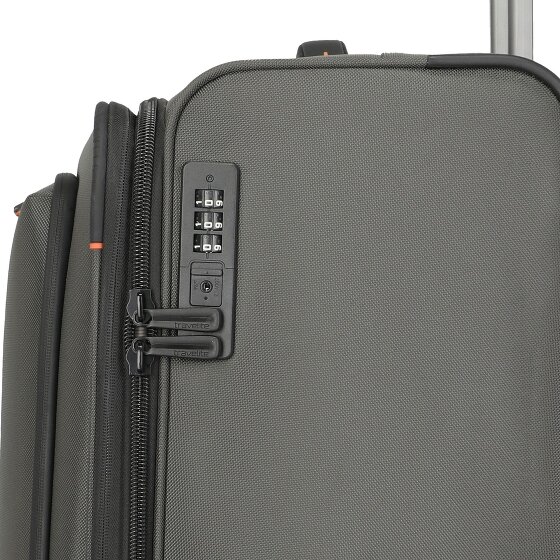 Travelite Crosslite 4 Rollen Trolley XL 81 cm mit Dehnfalte