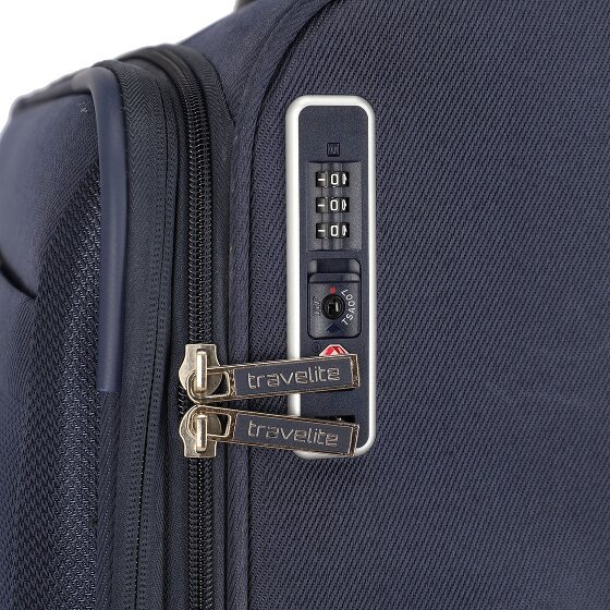 Travelite Miigo 4 Rollen Kofferset 4-teilig mit Dehnfalte