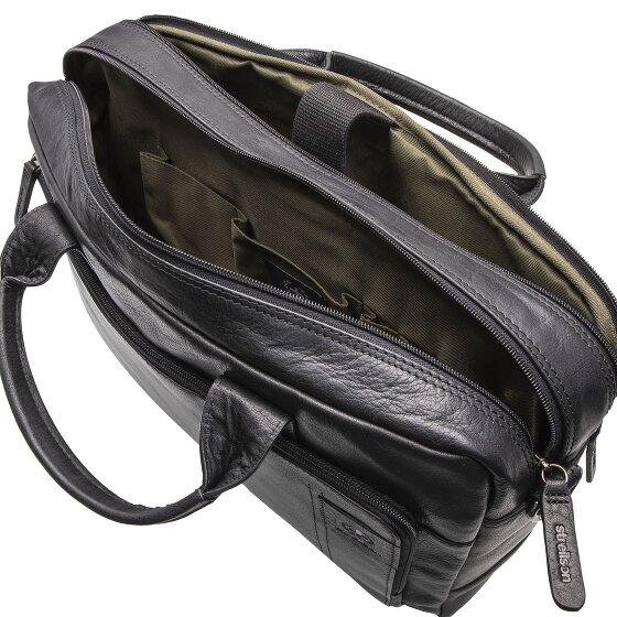 Strellson Hyde Park Charles Aktentasche Leder 39 cm Laptopfach