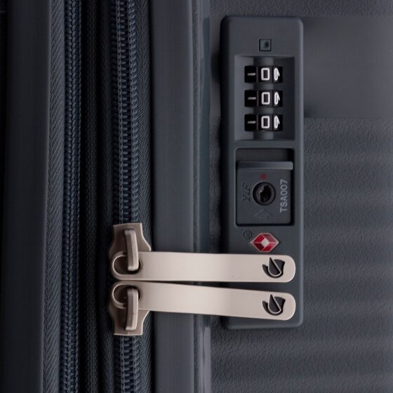 Gladiator 0800 4 Rollen Trolley 65 cm mit Dehnfalte