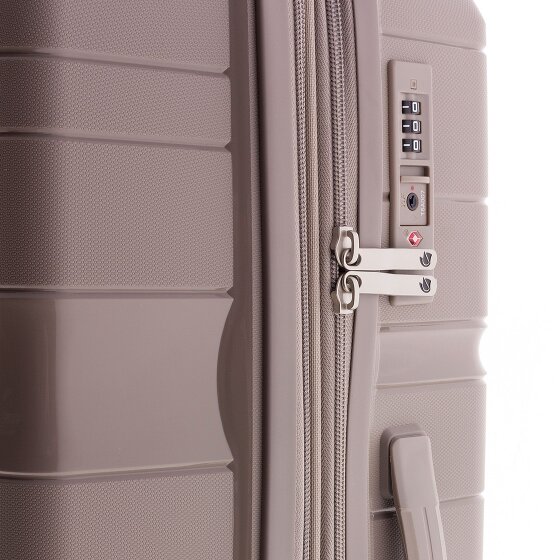 Gladiator 3800 4 Rollen Trolley 67 cm mit Dehnfalte