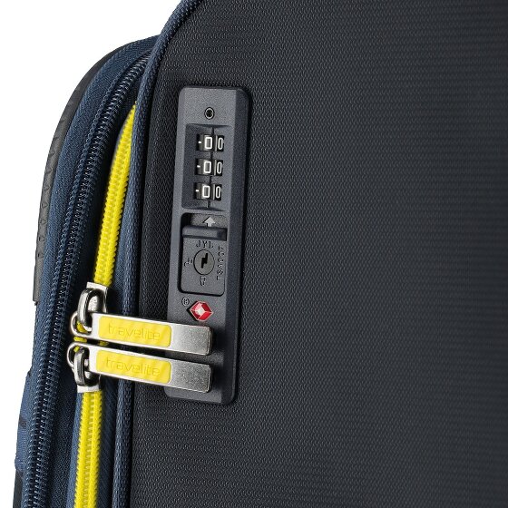 Travelite Color Craze 4 Rollen Kofferset 3-teilig mit Dehnfalte