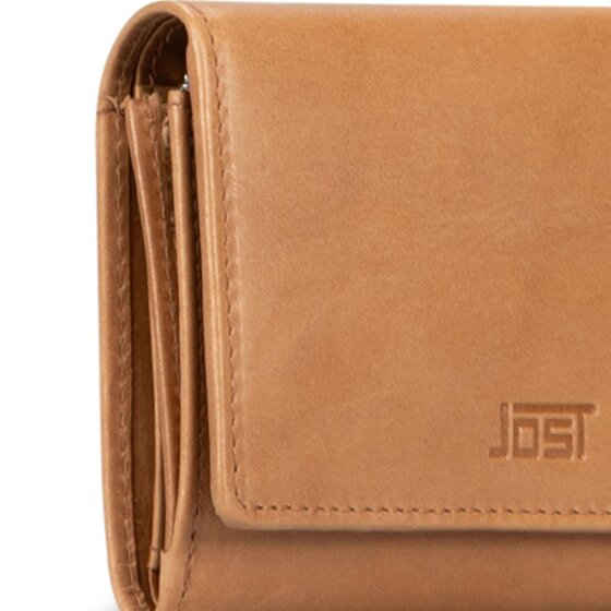 Jost Rana Geldbörse RFID Schutz Leder 12 cm