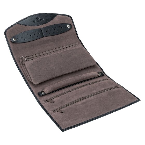 Windrose Nappa Schmuckkasten Leder 23 cm