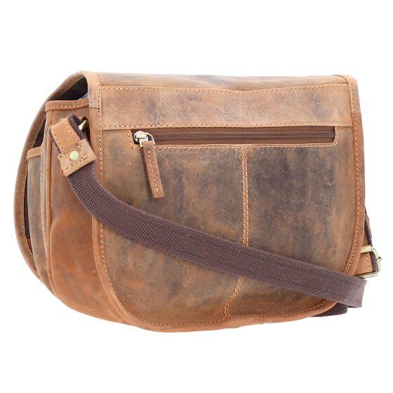 Greenburry Vintage Hunting Bag Umhängetasche Leder 30 cm