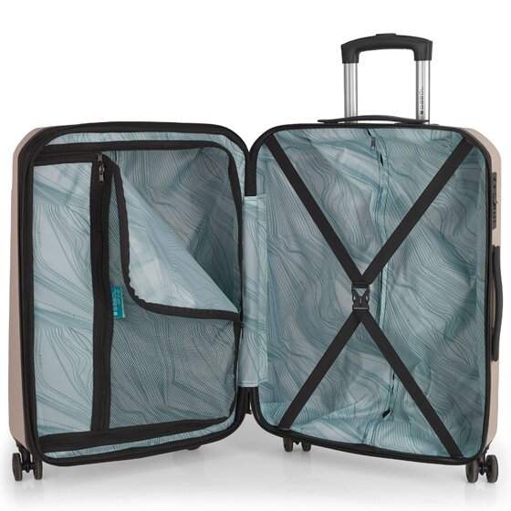 Gabol Mercury 4 Rollen Trolley M 66 cm mit Dehnfalte