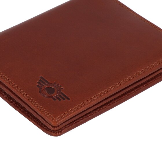 Greenburry Vintage Geldbörse RFID Schutz Leder 10 cm