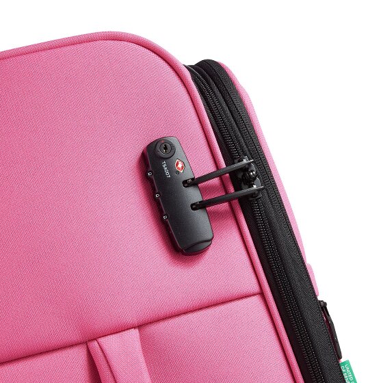 Delsey Paris x United Colors of Benetton BE 4-Rollen Trolley 65 cm mit Dehnfalte