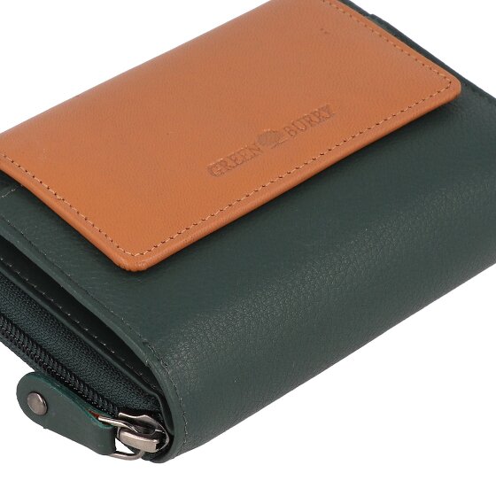 Greenburry Nappa Geldbörse RFID Schutz Leder 14 cm