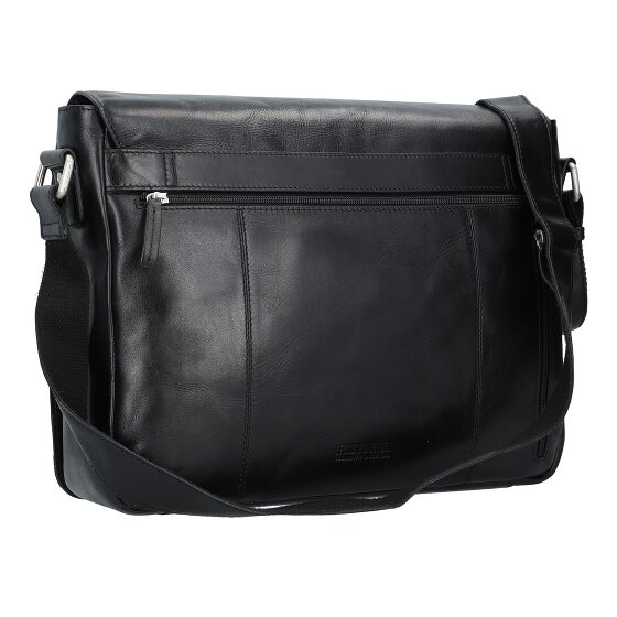 Leonhard Heyden Cambridge Messenger Leder 38 cm Laptopfach