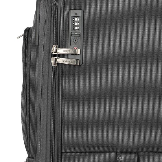 Travelite Cubis 4 Rollen Trolley L 83 cm mit Dehnfalte