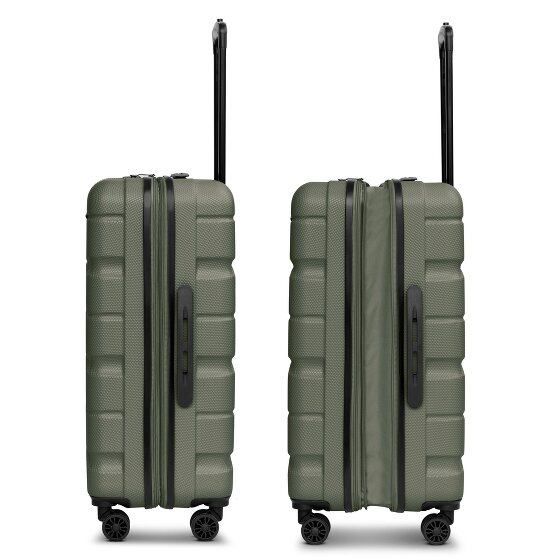 Franky Munich 4.0 4 Rollen Kofferset 3-teilig mit Dehnfalte