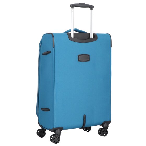 d&n Travel Line 9204 4 Rollen Trolley M 66 cm mit Dehnfalte