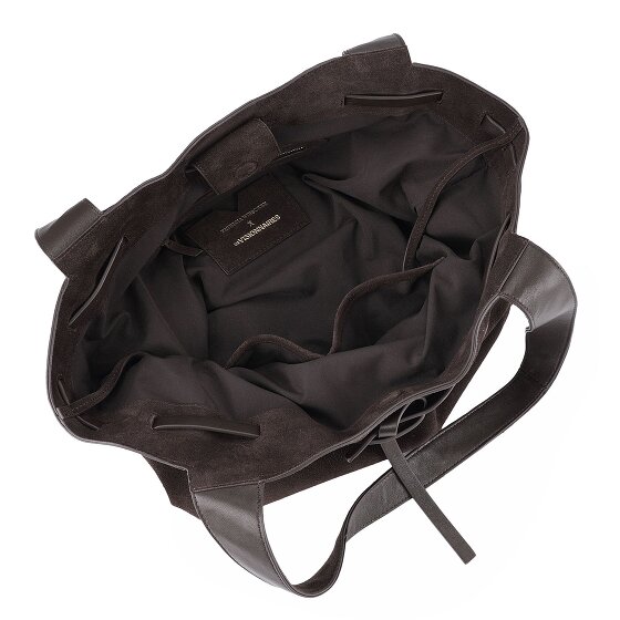 LES VISIONNAIRES Garbriella Shopper Tasche Leder 40 cm