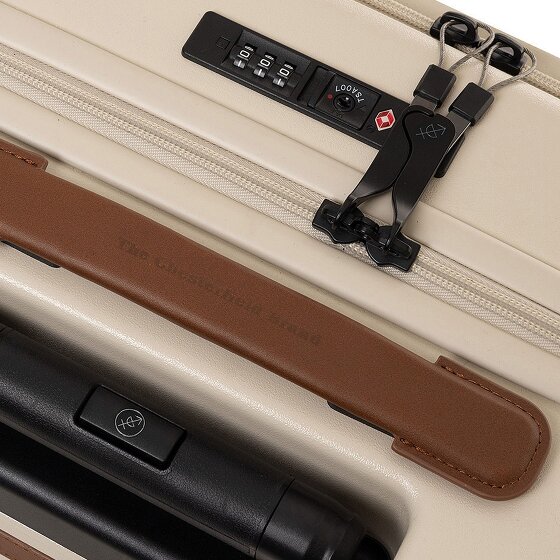 The Chesterfield Brand Zuna 4 Rollen Kabinentrolley S 55 cm Laptopfach