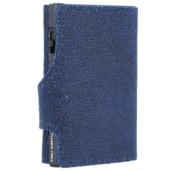 Tru Virtu Click & Slide Kreditkartenetui Geldbörse RFID Leder 6,5 cm