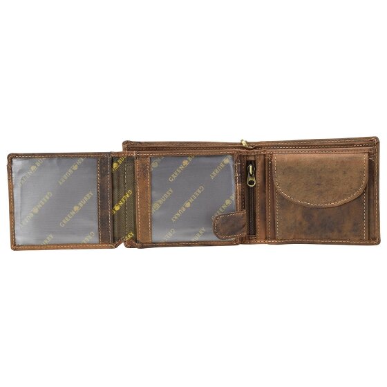 Greenburry Vintage Skull Geldbörse Leder 12 cm