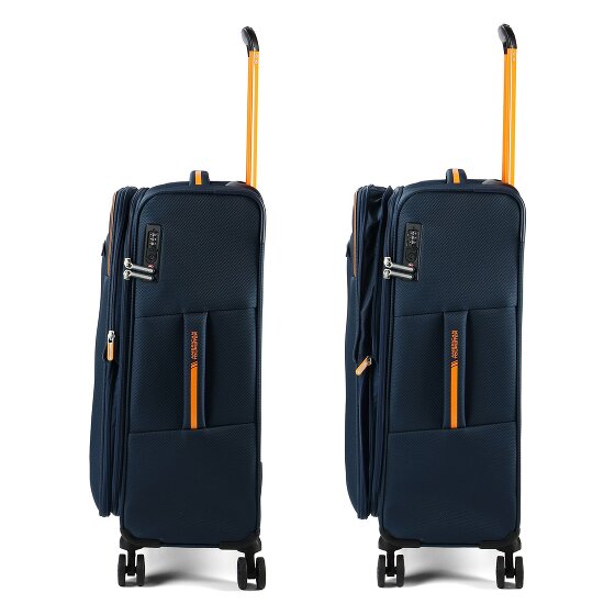 American Tourister Aktivus 4 Rollen Kofferset 3-teilig mit Dehnfalte