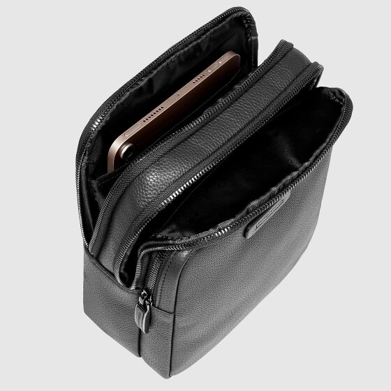 Piquadro Modus Special Umhängetasche Leder 19 cm