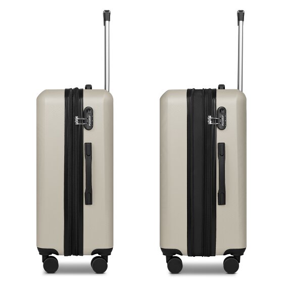 Check.In Paradise 2.0 4 Rollen Trolley M 68 cm mit Dehnfalte