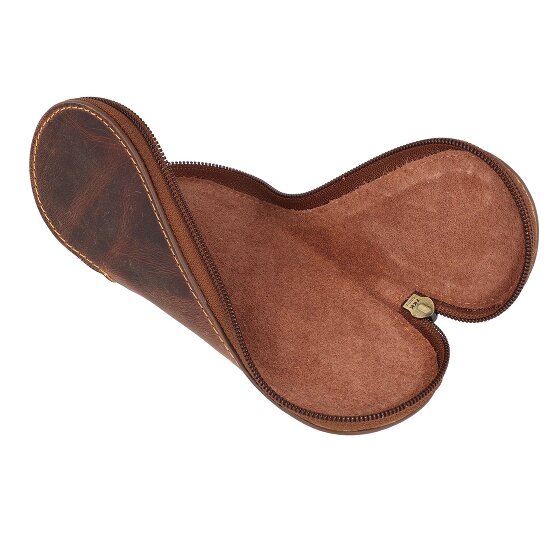 Greenburry Vintage Brillenetui Leder 17 cm