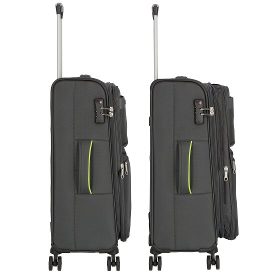 d&n Travel Line 6700 4 Rollen Trolley 60 cm