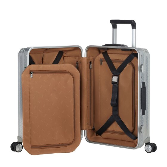 Samsonite Lite-Box Alu Boss Edition 4-Rollen Kabinentrolley Aluminium 55 cm