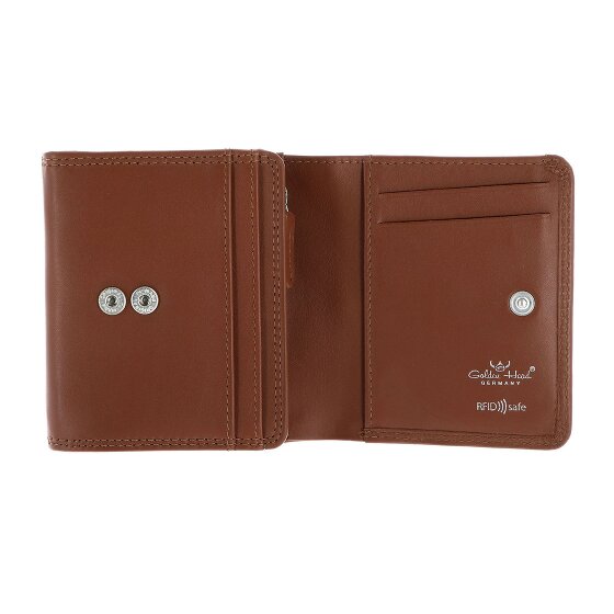Golden Head Polo Geldbörse RFID Schutz Leder 10 cm