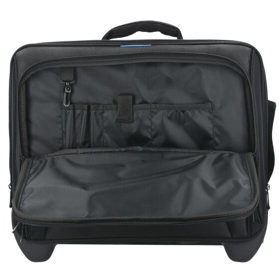 Dermata 2 Rollen Businesstrolley 38 cm Laptopfach