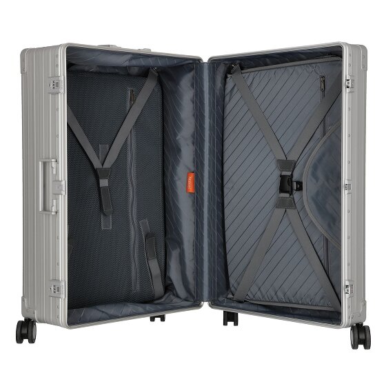 Aleon Traveler Macro 4-Rollen Trolley 77 cm mit Kleidersack