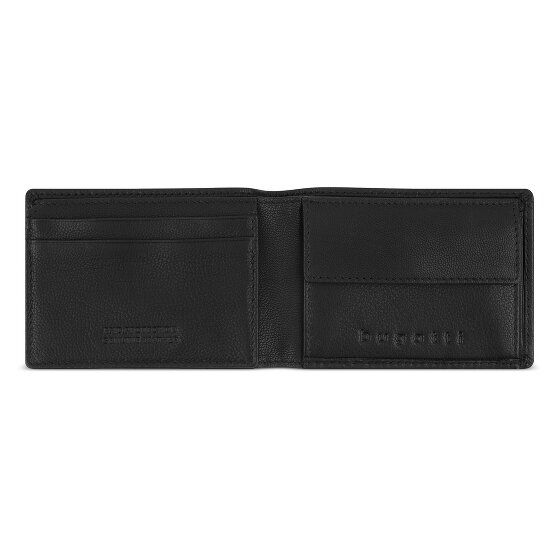 Bugatti Black Magic Geldbörse Leder 10 cm