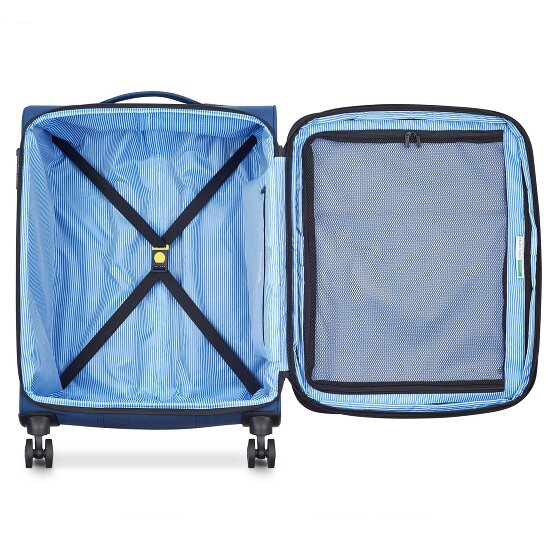 Delsey Paris x United Colors of Benetton BE 4-Rollen Trolley 65 cm mit Dehnfalte
