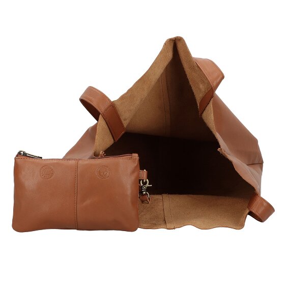 Greenburry Nappa Shopper Tasche Leder 43 cm