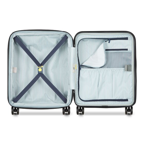 Delsey Paris Longitude 4 Rollen Kabinentrolley 55 cm mit Dehnfalte