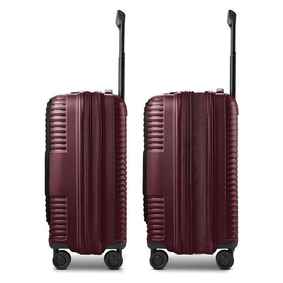 Redolz Essentials 17 2.0 4 Rollen Kabinentrolley 55 cm Laptopfach mit Dehnfalte