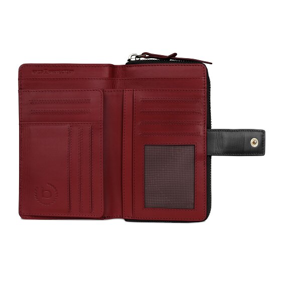 Bugatti Viola Geldbörse RFID Schutz Leder 16 cm