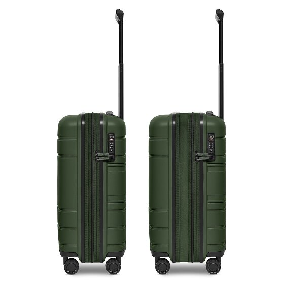 Redolz Essentials 11 4 Rollen Kabinentrolley 55 cm mit Dehnfalte