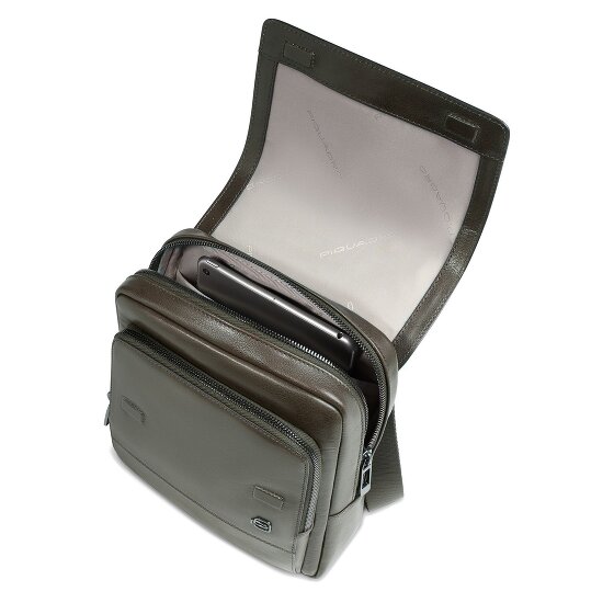 Piquadro Philip Umhängetasche Leder 20 cm