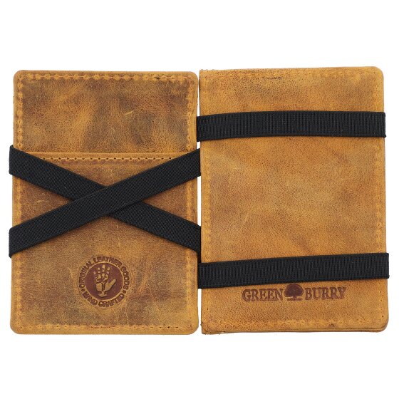 Greenburry Vintage Geldbörse Leder 7.5 cm