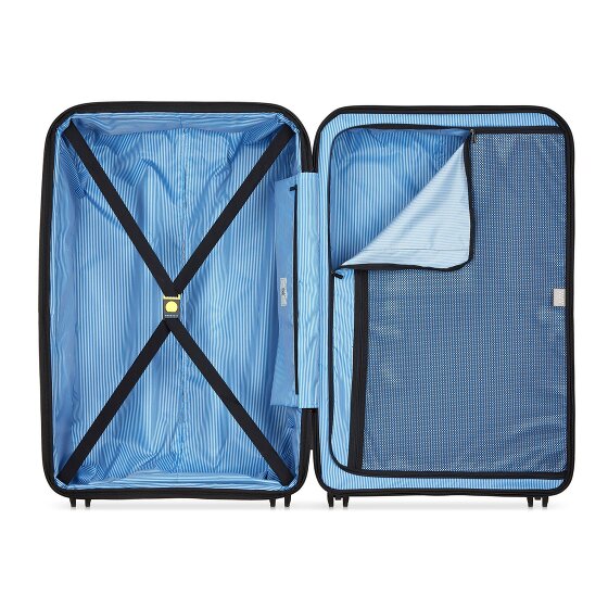 Delsey Paris Lutece Se 4 Rollen Trolley 79 cm mit Dehnfalte