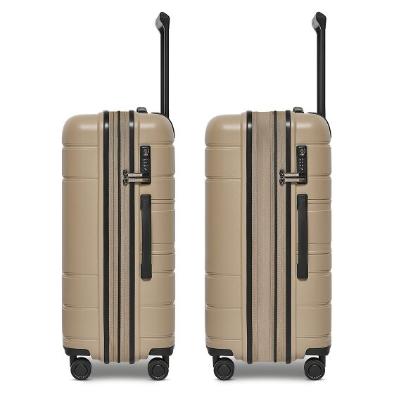 Redolz Essentials 11 4 Rollen Trolley 66 cm mit Dehnfalte