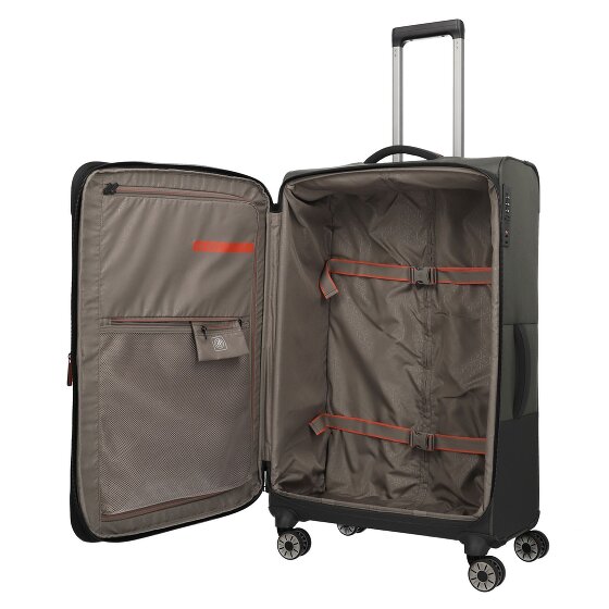 Travelite Crosslite 5.0 4 Rollen Trolley L 77 cm mit Dehnfalte