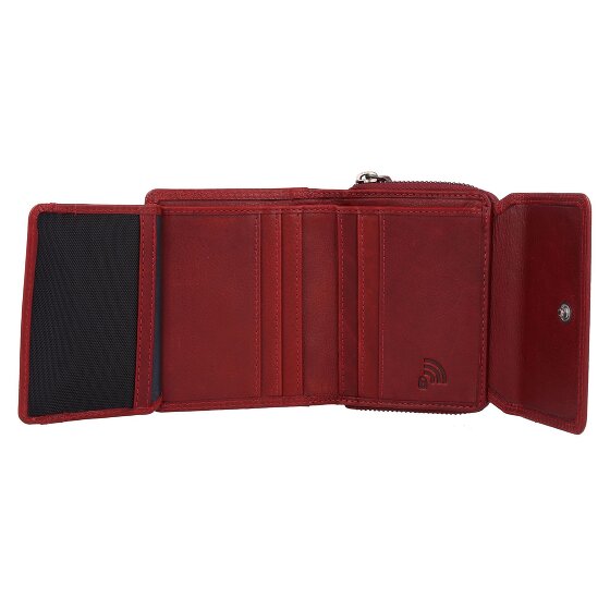 Jack Kinsky Geldbörse RFID Schutz Leder 11 cm