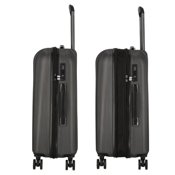 Polestream Moonrock 4 Rollen Trolley M 69 cm mit Dehnfalte