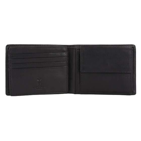 Jack Kinsky Montreal Geldbörse RFID Schutz Leder 12 cm
