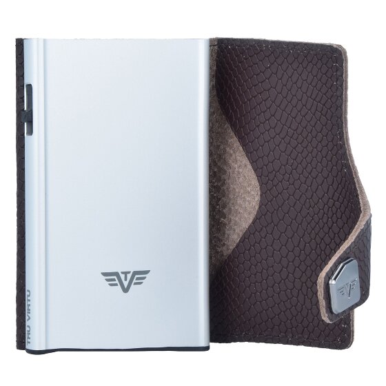 Tru Virtu Click & Slide Kreditkartenetui Geldbörse RFID Leder 6,5 cm